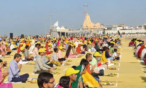 Ahmedabad: महाशिवरात्रि पर सोमनाथ में आस्था का सैलाब Ahmedabad: महाशिवरात्रि पर सोमनाथ में आस्था का सैलाब