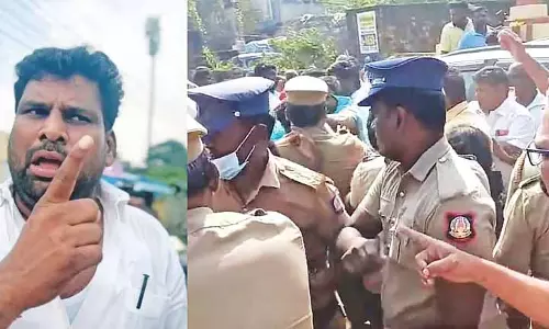 Chennai: तोड़फोड़ में रुकावट डालने के लिए FIR दर्ज, पंचायत अध्यक्ष फरार Chennai: तोड़फोड़ में रुकावट डालने के लिए FIR दर्ज, पंचायत अध्यक्ष फरार
