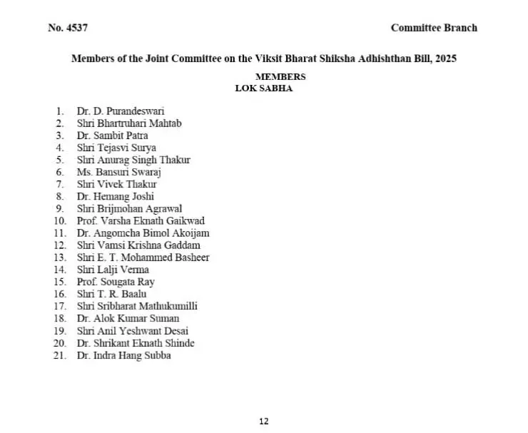 MP बृजमोहन अग्रवाल को लोकसभा अध्यक्ष ओम बिड़ला ने सौंपी महत्वपूर्ण जिम्मेदारी MP बृजमोहन अग्रवाल को लोकसभा अध्यक्ष ओम बिड़ला ने सौंपी महत्वपूर्ण जिम्मेदारी