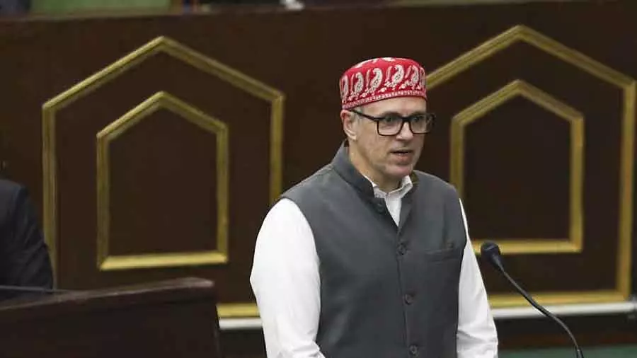 J&K के मुख्यमंत्री ने विधानसभा की टिप्पणी पर खेद जताया, शब्दों को हटाने पर सहमति जताई J&K के मुख्यमंत्री ने विधानसभा की टिप्पणी पर खेद जताया, शब्दों को हटाने पर सहमति जताई