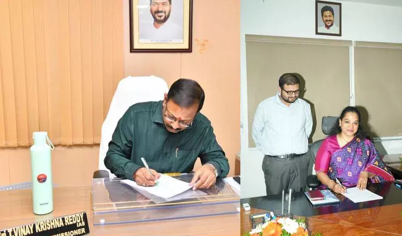 GHMC पुनर्गठन: आयुक्तों ने 3 नवगठित हैदराबाद नागरिक निकायों का कार्यभार संभाला