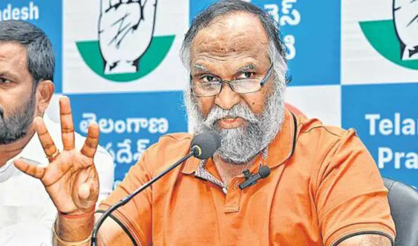 जग्गा रेड्डी ने संगारेड्डी चुनाव की घटना के लिए SEC को दोषी ठहराया
