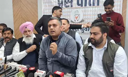 यूथ कांग्रेस ने HPSC भर्ती और पेंशन को लेकर BJP सरकार की आलोचना की
