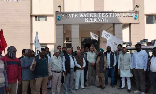 Karnal सर्व कर्मचारी संघ ने आज देशव्यापी हड़ताल के लिए कर्मचारियों को एकजुट किया