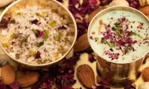 Dry Fruits Bhang Thandai: महाशिवरात्रि पर बनाएं भरपूर ड्राई फ्रूट्स भांग की ठंडाई Dry Fruits Bhang Thandai: महाशिवरात्रि पर बनाएं भरपूर ड्राई फ्रूट्स भांग की ठंडाई