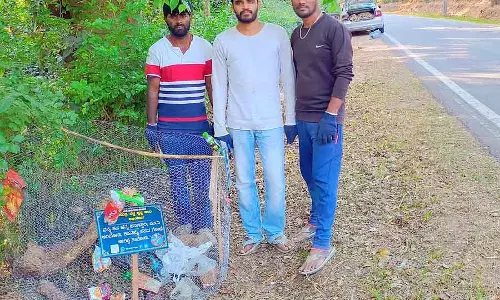 Hassan से धर्मशाला तक कचरा बैग लगाना: बेरुभूमि टीम की पर्यावरण संबंधी चिंता