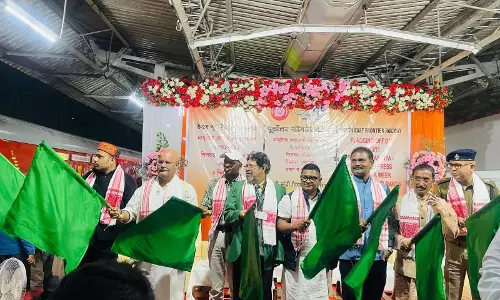 रंगिया एक्सप्रेस सिलचर से नए LHB रैक के साथ शुरू हुई