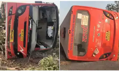 Pune : 53 स्कूली छात्रों को ले जा रही बस ओटूर के पास दुर्घटनाग्रस्त; कई घायल