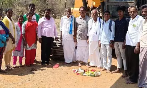 Gauribidanur : नारायणप्पा झील का पुनरुद्धार शुरू Gauribidanur : नारायणप्पा झील का पुनरुद्धार शुरू