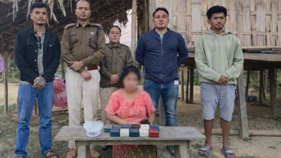 Arunachal : 7 लाख रुपये की 133 ग्राम संदिग्ध हेरोइन के साथ महिला गिरफ्तार