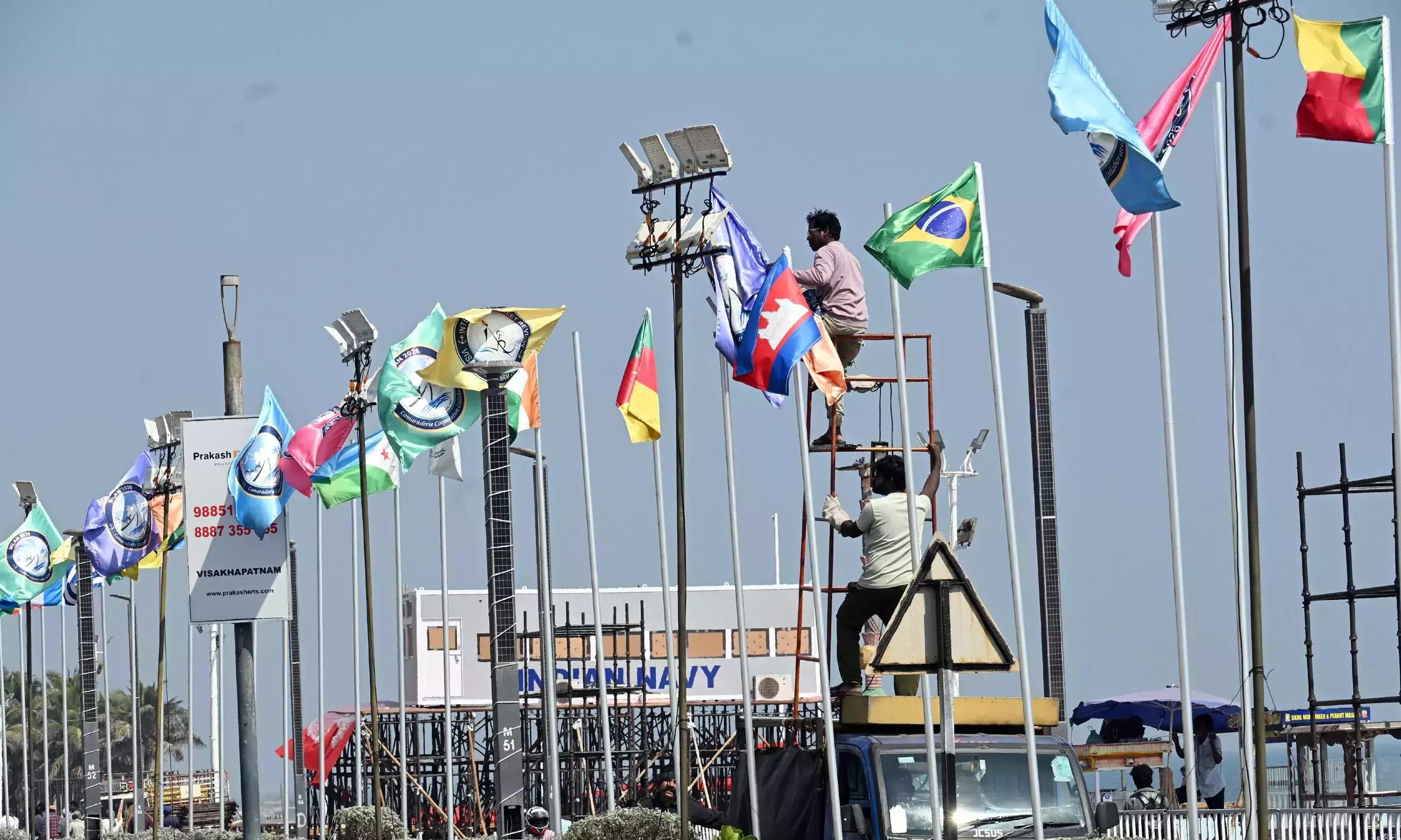 विशाखापत्तनम बड़े नेवल इवेंट्स होस्ट करेगा IFR, MILAN, और IONS 2026 विशाखापत्तनम बड़े नेवल इवेंट्स होस्ट करेगा IFR, MILAN, और IONS 2026