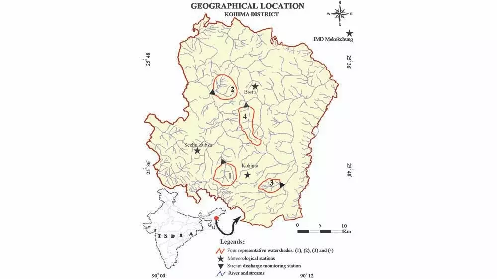 Nagaland यूनिवर्सिटी की स्टडी ने NE हिमालय में लैंड यूज़ चेंज, नदी के बहाव पर बेंचमार्क डेटा दिया Nagaland यूनिवर्सिटी की स्टडी ने NE हिमालय में लैंड यूज़ चेंज, नदी के बहाव पर बेंचमार्क डेटा दिया
