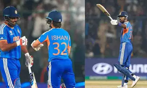 Ishan Pandya की फिफ्टी से भारत ने नामीबिया के खिलाफ 209 रन बनाए Ishan Pandya की फिफ्टी से भारत ने नामीबिया के खिलाफ 209 रन बनाए