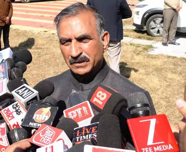CM Sukhu ने 90,000 करोड़ रुपये के इकोलॉजिकल मुआवजे पर जोर दिया CM Sukhu ने 90,000 करोड़ रुपये के इकोलॉजिकल मुआवजे पर जोर दिया