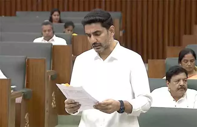शिक्षण संस्थानों में सुविधाओं के लिए प्रस्ताव काम जल्द पूरा होगा: Minister Lokesh शिक्षण संस्थानों में सुविधाओं के लिए प्रस्ताव काम जल्द पूरा होगा: Minister Lokesh