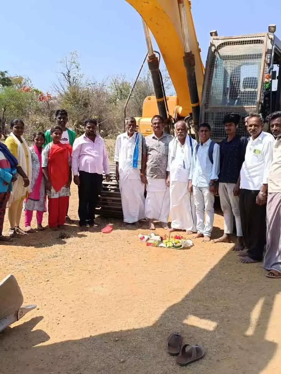 Gauribidanur : नारायणप्पा झील का पुनरुद्धार शुरू Gauribidanur : नारायणप्पा झील का पुनरुद्धार शुरू
