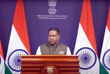 बोर्ड ऑफ पीस के प्रस्ताव की समीक्षा कर रहा भारत: विदेश मंत्रालय बोर्ड ऑफ पीस के प्रस्ताव की समीक्षा कर रहा भारत: विदेश मंत्रालय