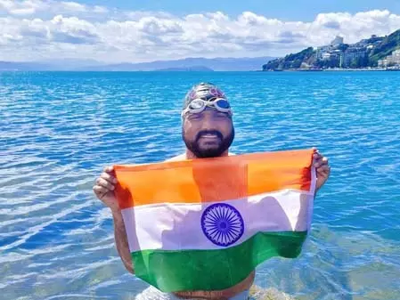 पैरा तैराक सतेंद्र लोहिया ने कुक स्ट्रेट पार करके रचा इतिहास पैरा तैराक सतेंद्र लोहिया ने कुक स्ट्रेट पार करके रचा इतिहास