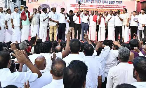 केंद्रीय बजट में तमिलनाडु को नज़रअंदाज़ किया गया: DMK गठबंधन पार्टियों ने विरोध किया