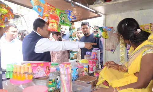कलेक्टर ने स्कूल के पास संचालित पान ठेले को कराया सील, तंबाकू जब्त
