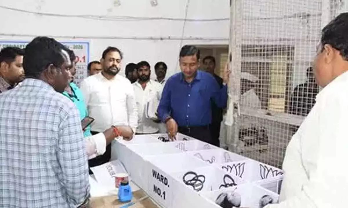 Telangana: तेलंगाना नगर निगम चुनाव में वोटों की गिनती शुरू