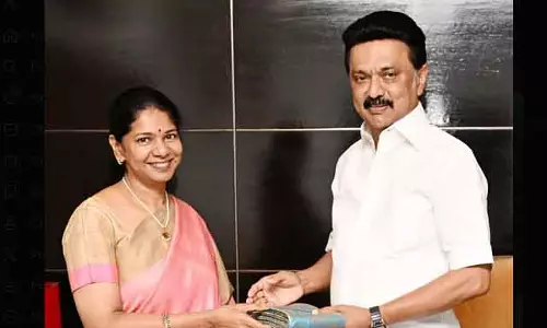 मेरे भाई एम.के. स्टालिन को धन्यवाद - Kanimozhi मेरे भाई एम.के. स्टालिन को धन्यवाद - Kanimozhi