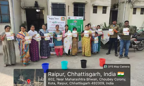 रायपुर को श्रेष्ठ स्वच्छ रैंकिंग दिलवाने स्वच्छता जागरूकता अभियान
