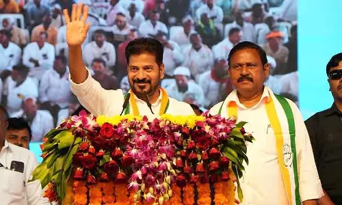 शुरुआती रुझानों में तेलंगाना नगर निगम चुनावों में सत्तारूढ़ Congress आगे चल रही है शुरुआती रुझानों में तेलंगाना नगर निगम चुनावों में सत्तारूढ़ Congress आगे चल रही है
