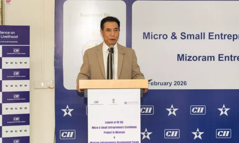 Mizoram: लोकल बिज़नेस को मज़बूत करने के लिए MSME एक्सीलेंस प्रोजेक्ट शुरू किया Mizoram: लोकल बिज़नेस को मज़बूत करने के लिए MSME एक्सीलेंस प्रोजेक्ट शुरू किया