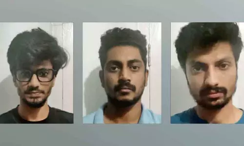 MDMA की तस्करी के आरोप में तीन युवक गिरफ्तार