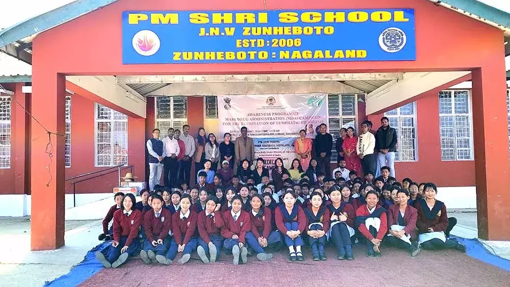 Nagaland यूनिवर्सिटी ने लिम्फेटिक फाइलेरियासिस पर अवेयरनेस प्रोग्राम आयोजित