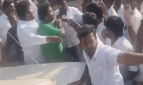 TVK प्रमुख विजय की रैली के दौरान एक व्यक्ति की मौत के बाद सलेम अस्पताल के बाहर झड़प हुई