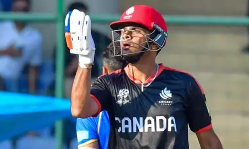 टी20 वर्ल्ड कप: हर्ष की फिफ्टी, जफर के नाम 3 विकेट! यूएई ने कनाडा को 5 विकेट से हराया टी20 वर्ल्ड कप: हर्ष की फिफ्टी, जफर के नाम 3 विकेट! यूएई ने कनाडा को 5 विकेट से हराया