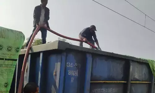 बिलासपुर-कटनी रूट पर हर्री स्टेशन पर कोयले से भरे वैगन में आग