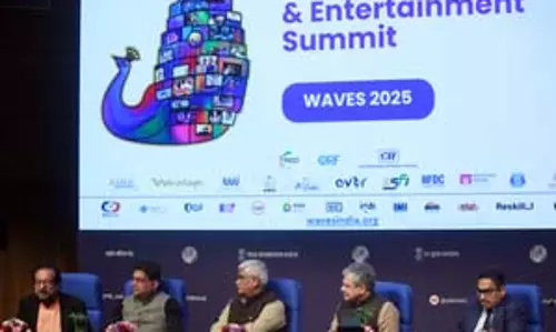वेव्स ने ‘क्रिएट इन इंडिया, क्रिएट फॉर द वर्ल्ड’ विजन के तहत भारत को ग्लोबल कंटेंट हब बनाया वेव्स ने ‘क्रिएट इन इंडिया, क्रिएट फॉर द वर्ल्ड’ विजन के तहत भारत को ग्लोबल कंटेंट हब बनाया