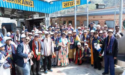 भारत गौरव टूरिस्ट ट्रेन पहली बार सैरांग पहुंची, Mizoram में रेल कनेक्टिविटी के लिए एक नए युग की शुरुआत