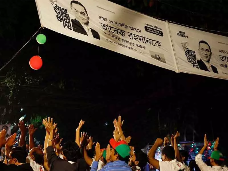 बांग्लादेश: BNP ने निर्वासन खत्म किया, अनऑफिशियल पोल नतीजों में आगे बांग्लादेश: BNP ने निर्वासन खत्म किया, अनऑफिशियल पोल नतीजों में आगे