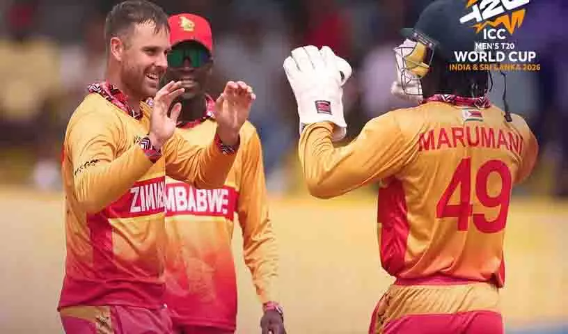 Zimbabwe ने ग्रुप बी टी20 वर्ल्ड कप मैच में पूर्व चैंपियन ऑस्ट्रेलिया को 23 रन से हराया Zimbabwe ने ग्रुप बी टी20 वर्ल्ड कप मैच में पूर्व चैंपियन ऑस्ट्रेलिया को 23 रन से हराया