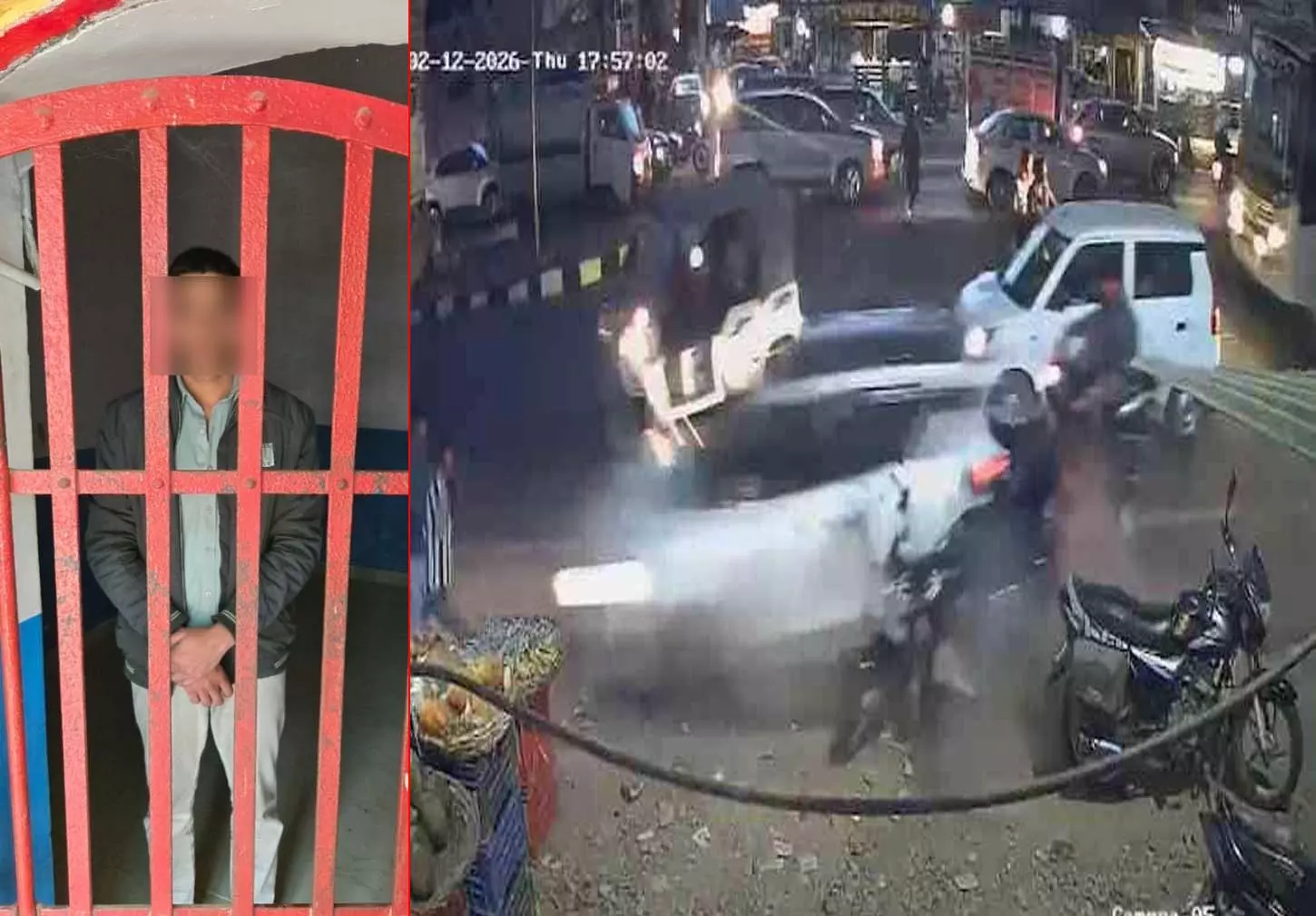 LIVE वीडियो...कार ने 5 लोगों को टक्कर मारी, एक की मौत, पुलिस ने कार चालक को गिरफ्तार किया LIVE वीडियो...कार ने 5 लोगों को टक्कर मारी, एक की मौत, पुलिस ने कार चालक को गिरफ्तार किया