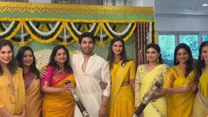 Allu Sirish की शादी की रस्में पारंपरिक अंदाज़ में शुरू Allu Sirish की शादी की रस्में पारंपरिक अंदाज़ में शुरू