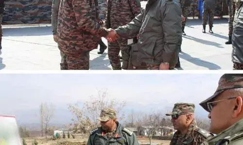 उत्तरी सेना के कमांडर ने Kashmir में सुरक्षा ढांचे की समीक्षा की