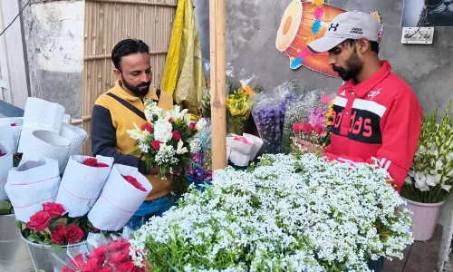 वैलेंटाइन डे Panipat में फूलों के दाम बढ़े