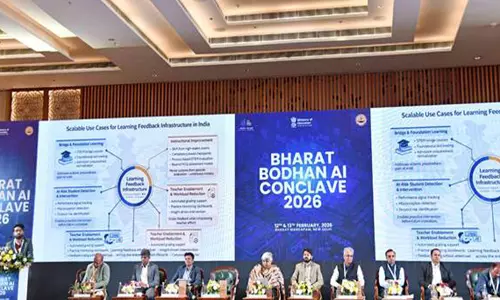 भारत बोधन AI सम्मेलन 2026 संपन्न, शिक्षा में जिम्मेदार एआई बदलाव पर सहमति भारत बोधन AI सम्मेलन 2026 संपन्न, शिक्षा में जिम्मेदार एआई बदलाव पर सहमति