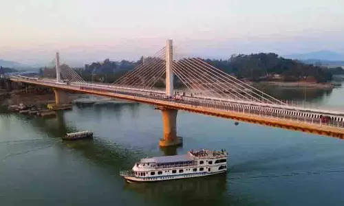 Brahmaputra पर कुमार भास्कर वर्मा पुल का पीएम मोदी ने उद्घाटन किया Brahmaputra पर कुमार भास्कर वर्मा पुल का पीएम मोदी ने उद्घाटन किया
