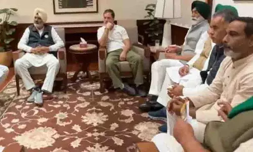 BJP ने ट्रेड डील पर राहुल गांधी की किसान मीटिंग की आलोचना की BJP ने ट्रेड डील पर राहुल गांधी की किसान मीटिंग की आलोचना की
