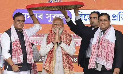 कांग्रेस के राज में नॉर्थ ईस्ट को पूरी तरह नज़रअंदाज़ किया गया, असम में बगावत को बढ़ावा दिया गया: PM