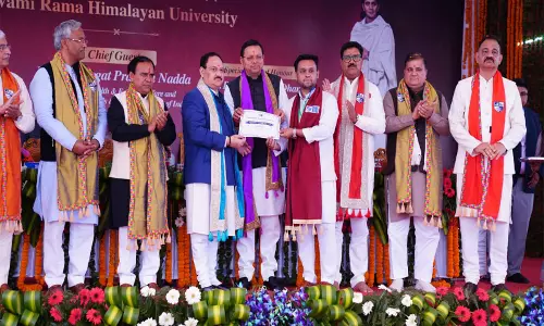 Nadda और धामी स्वामी राम विश्वविद्यालय के दीक्षांत समारोह में शामिल