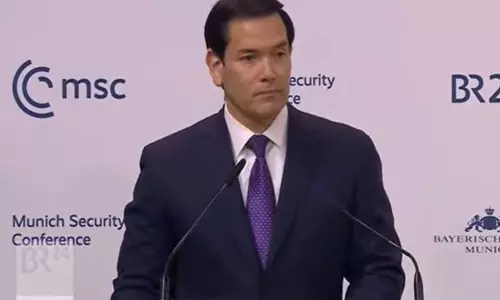 Rubio ने म्यूनिख में अमेरिका-यूरोप एकजुटता और आत्मरक्षा पर जोर दिया Rubio ने म्यूनिख में अमेरिका-यूरोप एकजुटता और आत्मरक्षा पर जोर दिया