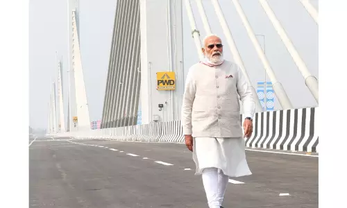 PM मोदी ने गुवाहाटी में कुमार भास्कर वर्मा सेतु परियोजना का उद्घाटन सराहा