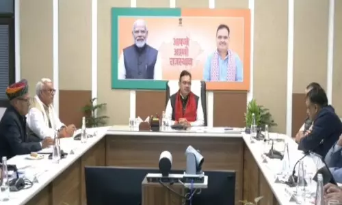 CM भजनलाल शर्मा ने प्रमुख विकास परियोजनाओं पर चर्चा करने के लिए बैठक की